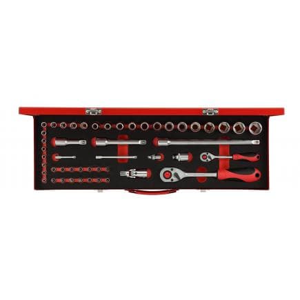 GEDORE 3300010 - Jeu de douilles 1/2'' - 1/4'' (49 pcs.)