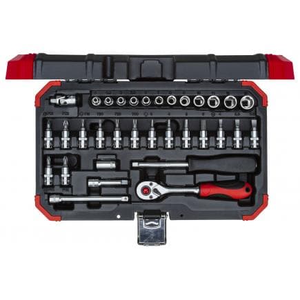 GEDORE 3300051 - Jeu de douilles 1/4'' (33 pcs.)