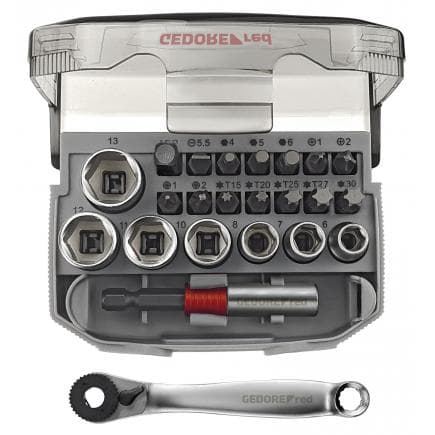 GEDORE 3300026 - Jeu de douilles 1/4'' (23 pcs.)