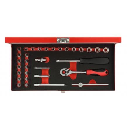 GEDORE 3300001 - Jeu de douilles 1/4'' (32 pcs.)