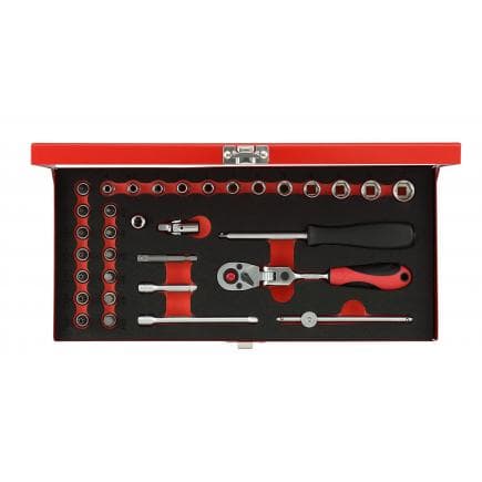 GEDORE 3300004 - Jeu de douilles 1/4'' (33 pcs.)