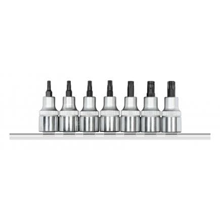 GEDORE 3300029 - Jeu de clés à douilles pour vis Torx 1/2'' (7 pcs.)