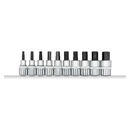 GEDORE 3300023 - Jeu de clés à douilles 1/2'' (10 pcs.)