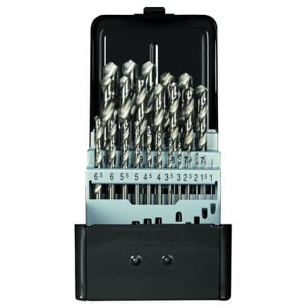 GEDORE 3301613 - Jeu de forets hélicoïdaux ø1-13 mm pas 0,5 (25 pcs.)