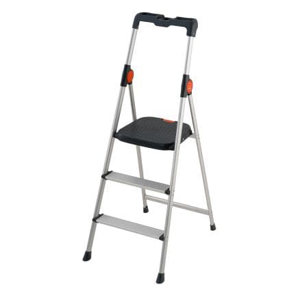 GIERRE B333 - Tabouret Dekorstep en aluminium, 3 marches