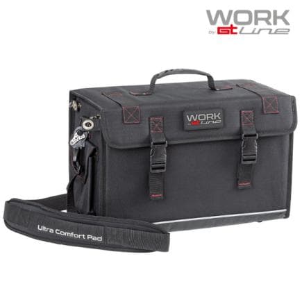 GT LINE BTP 02 R - Sac à outils en tissu résistant à la déchirure 415x180x270mm (vide)