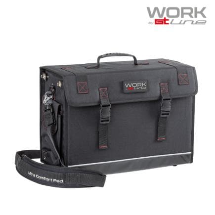 GT LINE BTP 03 R - Sac à outils en tissu résistant à la déchirure 470x215x350mm (vide)