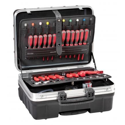 GT LINE ATOMIK WH PSS - Valise chariot porte-outils en polypropylène grande épaisseur, avec système CAS