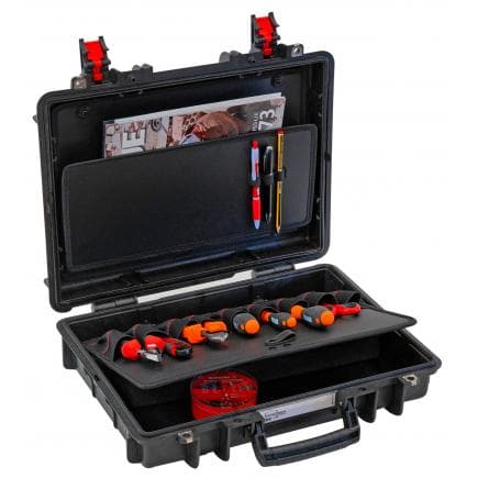 GT LINE GT 42-09 PTS - Valise chariot porte-outils en polypropylène étanche, panneau à poches