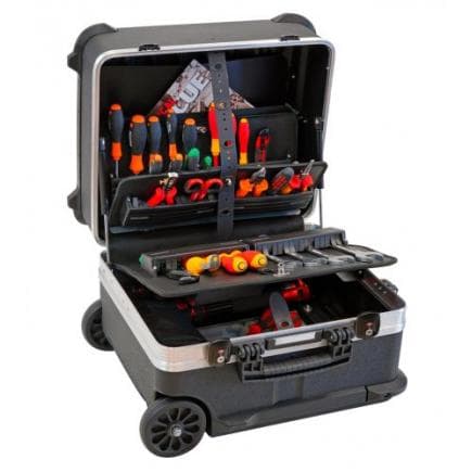GT LINE V-ROCK TURTLE PSS - Valise chariot porte-outils en polyéthylène grande épaisseur, panneaux avec système PSS