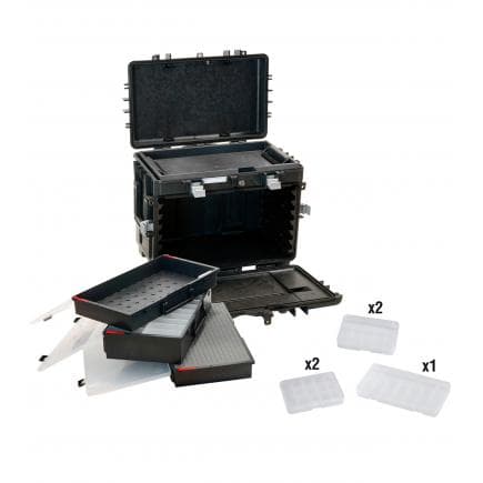 GT LINE AI1X.B.LMT - Chariot porte-outils en polypropylène avec organisateurs équipés