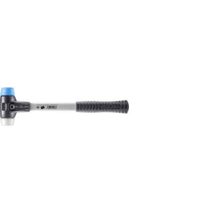 HALDER 3717.030 - Maillets SIMPLEX-TPE souple/superplastique avec boîtier en fonte malléable renforcée et manche en fibre de verre