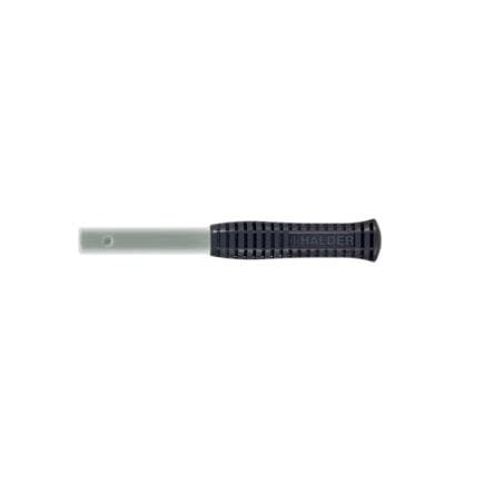 HALDER 3844.030 - Manche en fibre de verre SIMPLEX-avec poignée caoutchouc pour maillet SIMPLEX avec boîtier en fonte malléable renforcée