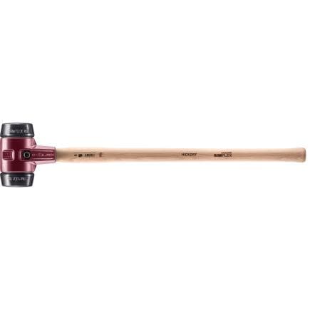 HALDER 3002.081 - Marteaux de frappeur SIMPLEX-Caoutchouc chargé avec boîtier en fonte malléable manche en bois hickory de haute qualité