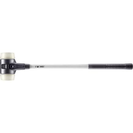 HALDER 3708.081 - Marteaux de frappeur SIMPLEX-Nylon avec boîtier en fonte malléable renforcée et manche en fibre de verre