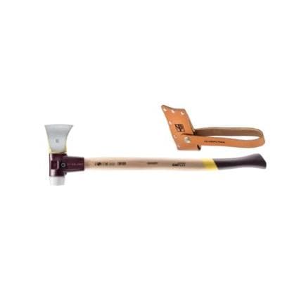 HALDER 3007.750 - Hache á fendre SIMPLEX-embout hache lisse avec boîtier en fonte malléable et manche en bois d'hickory