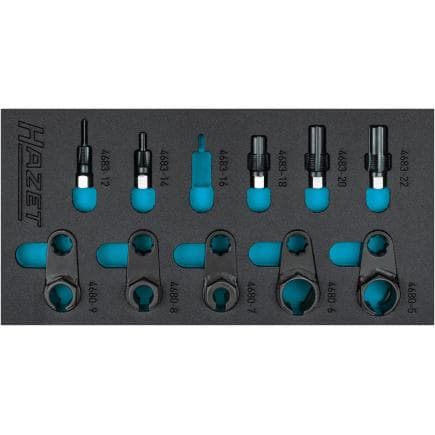 HAZET 163-611/10 - Jeu d'outils pour sondes d'échappement (10 pcs.)