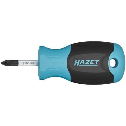 HAZET 811K-PH1 - Tournevis cruciforme Philips, courte