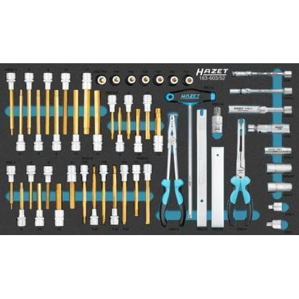 HAZET 163-603/52 - Jeu de douilles mâles (52 pcs.)