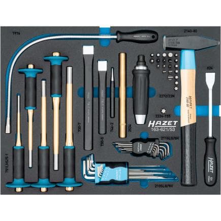 HAZET 163-621/53 - Jeu outils (53 pcs.)