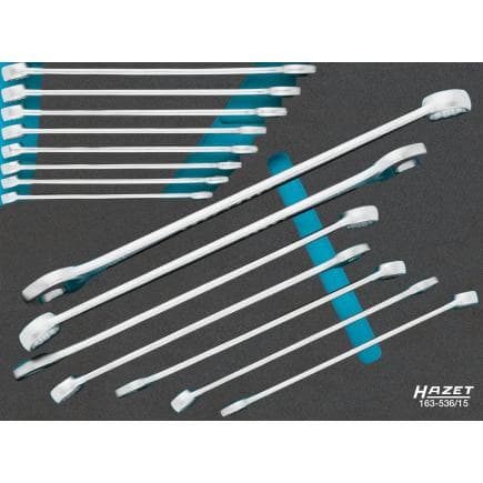 HAZET 163-536/15 - Jeu de clés mixtes (15 pcs.)