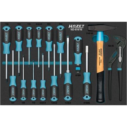 HAZET 163-614/16 - Jeu d'outils (16 pcs.)