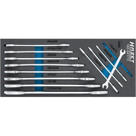 HAZET 163-641/12 - Jeu de clés plates (12 pcs.)