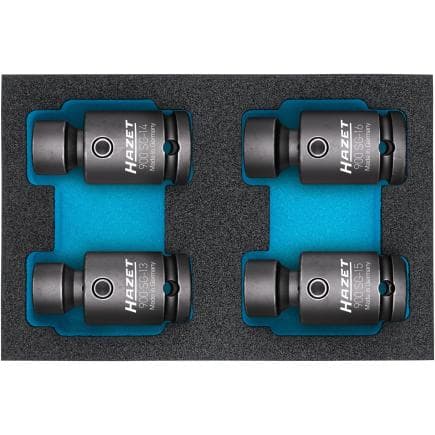 HAZET 900SG-1316/4 - Jeu de clés à douilles à chocs 1/2" (4 pcs.)