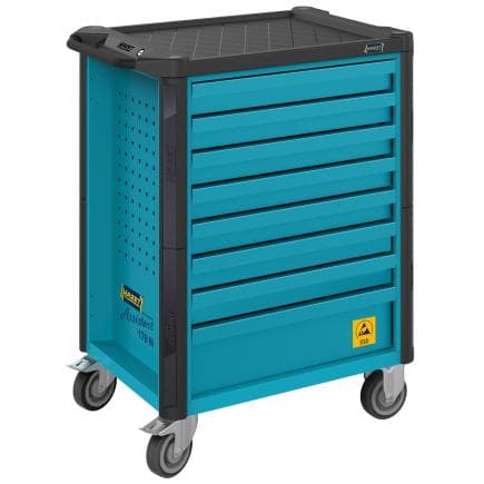 HAZET 179N-8ESD - Servante d'atelier Assistent 179N avec 8 tiroirs (vide)