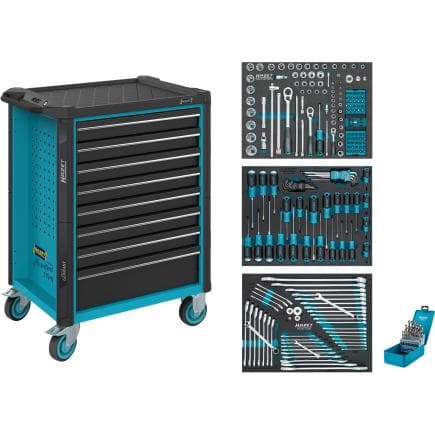HAZET 179N-8/234 - Servante d'atelier Assistent 179N avec assortiment (234 pcs.)