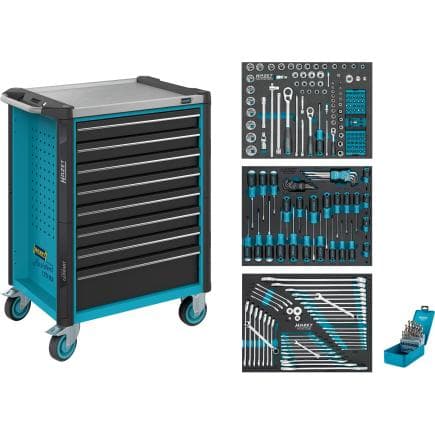 HAZET 179NX-8/234 - Servante d'atelier Assistent 179NX avec assortiment (234 pcs.)