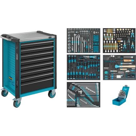 HAZET 179NX-8/320 - Servante d'atelier Assistent 179NX avec assortiment (320 pcs.)