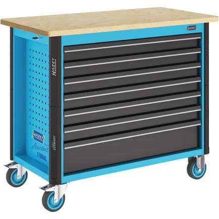 HAZET 179NWL-7 - Servante d'atelier Assistent avec 7 tiroir (vide)