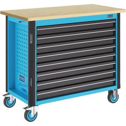HAZET 179NWL-8 - Servante d'atelier Assistent avec 8 Tiroir (vide)