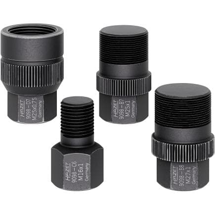 HAZET 9098/4 - Jeu d'adaptateurs pour injecteur (4 pcs.)