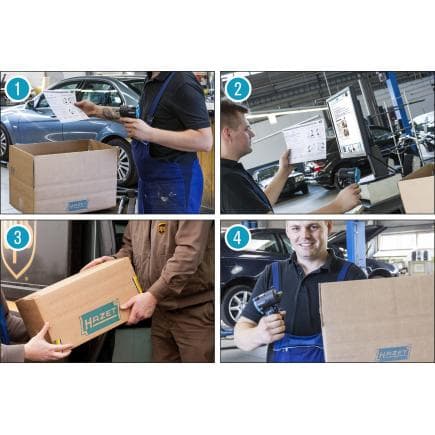 HAZET SP1 - Coffret pour l'entretien d'outils pneumatiques SP1