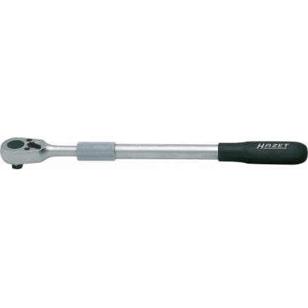 HAZET 916LG - Reversible ratchet long 1/2" chrome-plated head polished 32 teeth