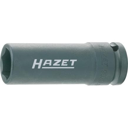 HAZET 902SLG-17 - Embout de clé à douilles à chocs hexagonal long et fin avec adaptateur carré intérieur 1/2" avec profil de traction pour le...