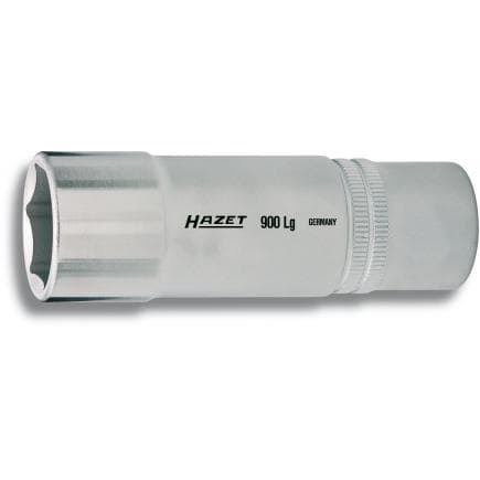HAZET 900LG-12 - Embout de clé à douilles hexagonal métrique avec carré d'entraînement 1/2" avec profil de traction à moletage