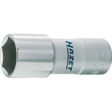 HAZET 900AMGT - Embout de clé à douilles hexagonal avec adaptateur carré intérieur 1/2" avec aimant pour clé de bougie d'allumage