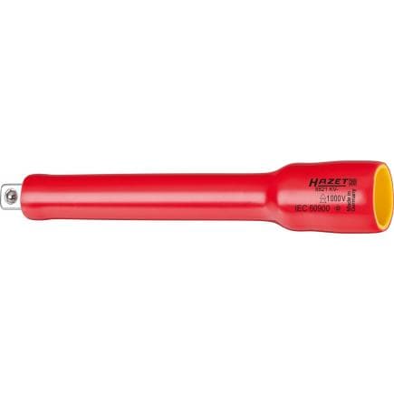 HAZET 8821KV-3 - Rallonge 3/8" avec isolation de protection 1000V avec sécurité par bille