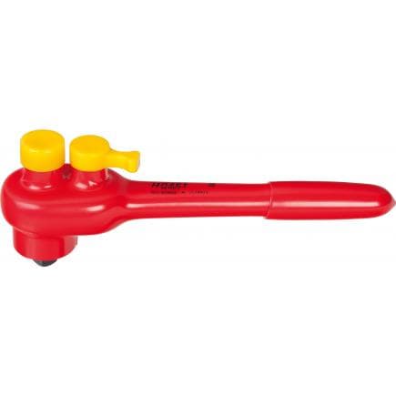 HAZET 8816KV - Cliquet réversible 3/8" avec sécurité par bille et isolation de protection 1 000 V