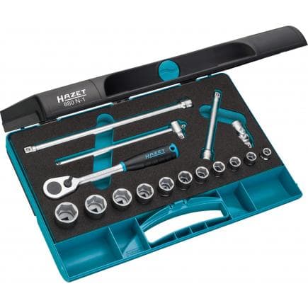 HAZET 880N-1 - Jeu de clés à cliquet et à douilles (16 pcs.)