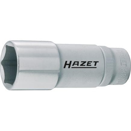 HAZET 880LG-13 - Embout de clé à douilles hexagonal long métrique avec adaptateur carré intérieur 3/8" avec profil de traction