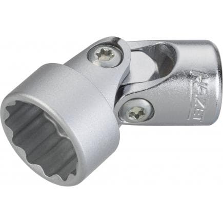 HAZET 880G-Z18 - Embout de clé à douilles double hexagonal long métrique à charnière avec adaptateur carré intérieur 3/8" avec profil de traction