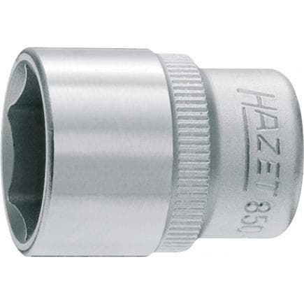 HAZET 850X-10 - Socket 6-point HINOX® (stainless steel)® hexagonal square 1/4" with traction profile