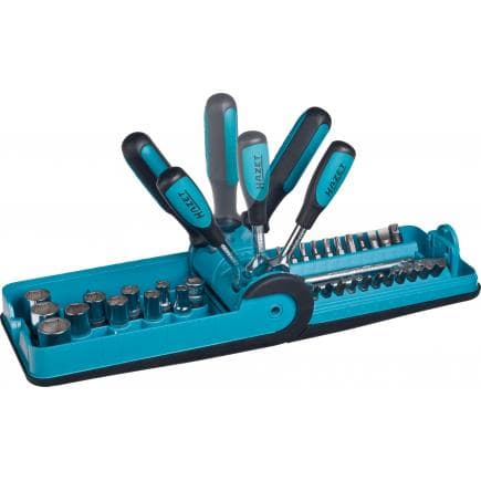 HAZET 856-1 - Jeu cliquet et douilles 1/4" (38 pcs.)