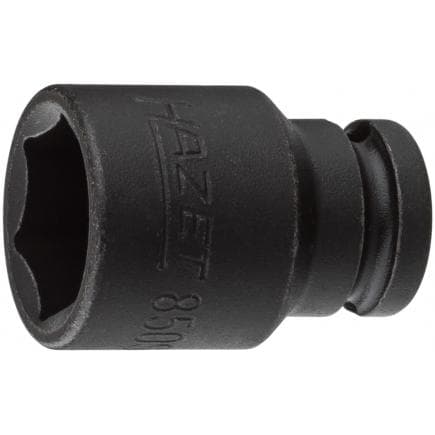 HAZET 850S-7 - Impact socket hexagonal square 1/4" with traction profile