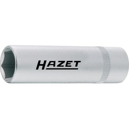 HAZET 850LG-7 - Embout de clé à douilles hexagonal long métrique avec adaptateur carré intérieur 1/4" avec profil de traction