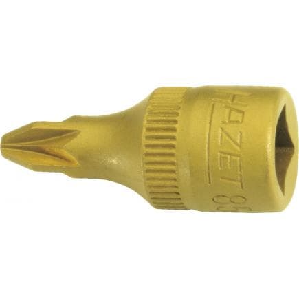 HAZET 8507-PZ3 - Embout de clé à douilles Pozidriv (PZ) avec adaptateur carré 1/4"